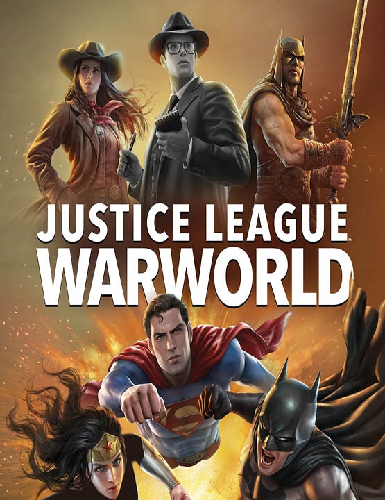 دانلود انیمیشن لیگ عدالت: دنیای جنگ 2023  دانلود رایگان